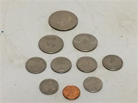 bag of  USA coins- assorted