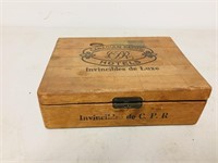 custom CPR  Hotels cigar box