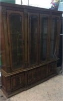 Antique 2-Piece China Cabinet T16