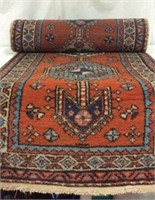 Iranian 100% Wool Hand Woven Runner Rug K8C