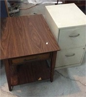 Side Table and Filing Cabinet K4B