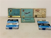 assorted cigarette tins