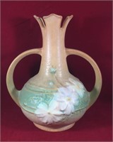 Roseville Tan Cosmos Vase