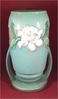 Roseville Gardenia Green Vase