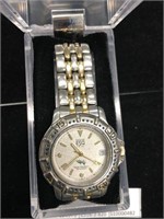 MENS ESQ WATCH SILVER AND GOLD COLOUR