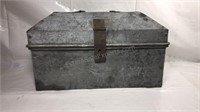 Galvanized tool box may be homemade