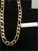 10KT YELLOW GOLD LARGE CURB LINK CHAIN