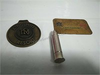 Vintage Badges and Shell Casing