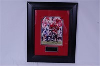 UGA Fred Gibson #82 Autographed Framed Photo