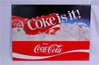 1982 Coca Cola Tin Sign