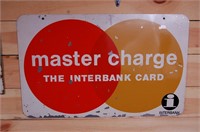 Master Charge The Interbank Card Advertising Sign