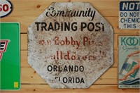 Community Trading Post Florida Sign