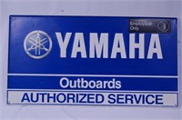 Yamaha Outboards Authorized Service Sign