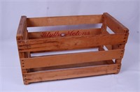 Blythe Melons Advertising Crate