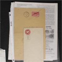 US Stamps 9 Fakes incl 5 'RF' overprints stamps