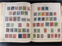 Worldwide stamps in 3 Blue International Binders