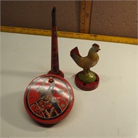 Early Tin Toys & Tin Rooster