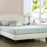 Zinus Upholstered Platform Queen Bed $266 Retail