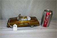 1950'S OLDSMOBILE TIN FRICTION CAR - WORKS