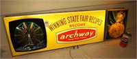 ARCHWAY COOKIES LIGHTED ADVERTISING SIGN