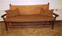 OLD HICKORY SOFA WITH PILLOWS - 67" LONG
