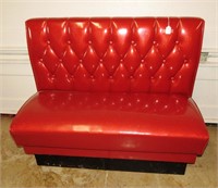 CANDY APPLE RED BOOTH SEAT