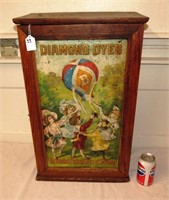 DIAMOND DYES ADVERTISING CABINET