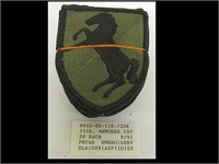 LOT OF 20 11 th CAV. BLACK HORSE SUBDUED PATCHES