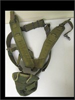GI Y STRAP BELT (L) AND CANTEEN COVER