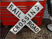 RAILROAD CROSSBUCK SIGN