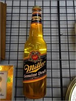 MILLER GENUINE DRAFT LIT BAR SIGN