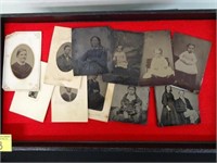 COLLECTION OF TIN TYPE PHOTOGRAPHS