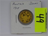 1915 AUSTRIA DUCAT GOLD COIN - BU