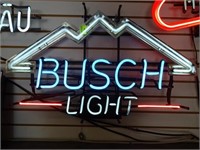 BUSCH LIGHT NEON BAR SIGN