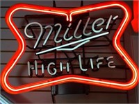 MILLER HIGH LIFE NEON BAR SIGN