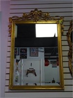 ANTIQUE GILT WALL MIRROR