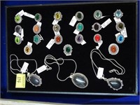 COLLECTION GERMAN SILVER JEWELRY