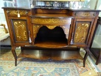 MARQUETRY INLAID BUFFET SIDEBOARD