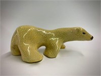 Glazed Porcelain Polar Bear