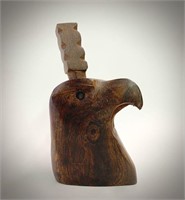 Carved Eagle Head Motor and Pestle