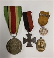 (4) Misc. Early 20th Century Medals