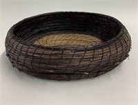 Fine Woven Basket with Polished Geode