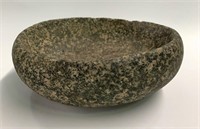 Dug Granite Stone North American Native Bowl