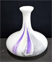 Signed Art Glass Vase