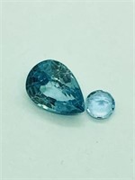 Genuine Blue Zircon Gemstones JC