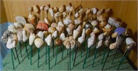 85 - Handcrafted - Sea Shell Floral Picks U8C