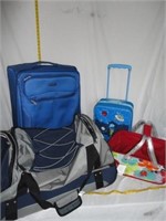 2 Large Suitcases, a Child Suitcase & more U8B