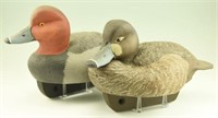 Pair of Mike Smyser 1999 cork body Canvasbacks