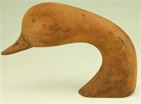 Ward Brothers Cedar carved Canada Goose head