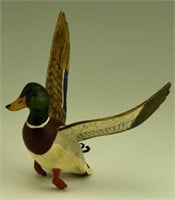 Miniature flying Mallard Drake Daisey family